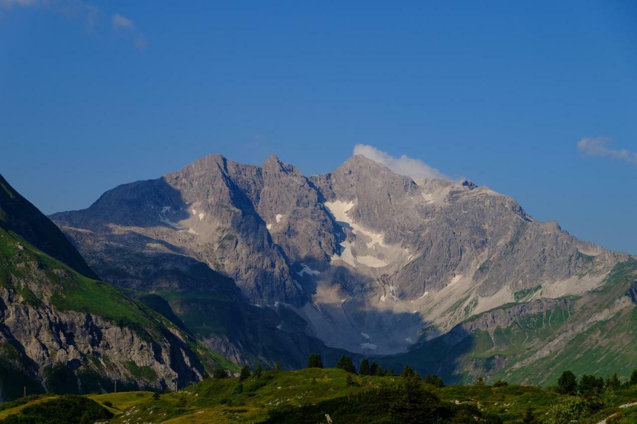 Alpenappartement Bergkönig Warth  Buitenkant foto