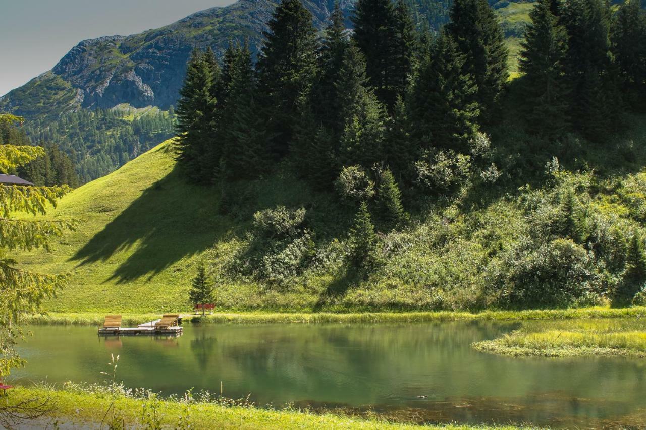Alpenappartement Bergkönig Warth  Buitenkant foto