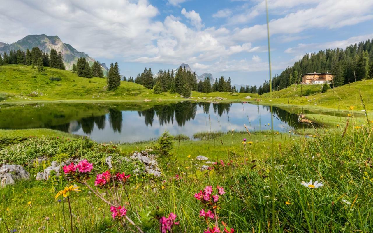 Alpenappartement Bergkönig Warth  Buitenkant foto