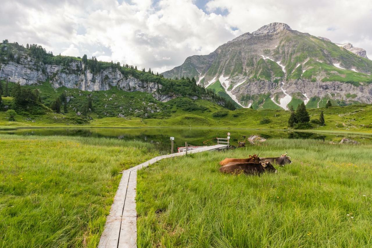 Alpenappartement Bergkönig Warth  Buitenkant foto