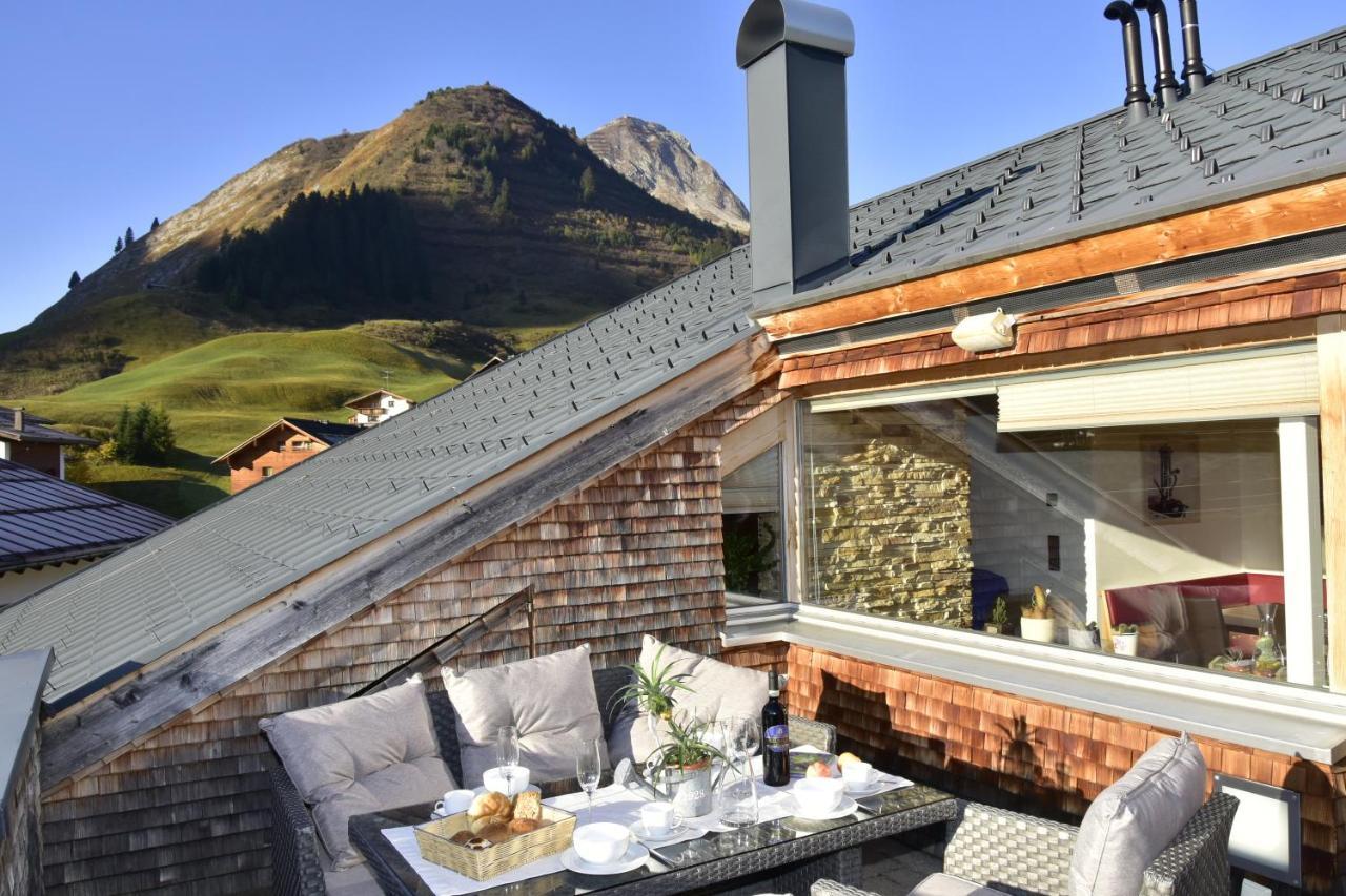 Alpenappartement Bergkönig Warth  Buitenkant foto
